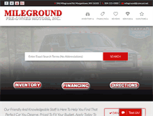 Tablet Screenshot of mileground.com